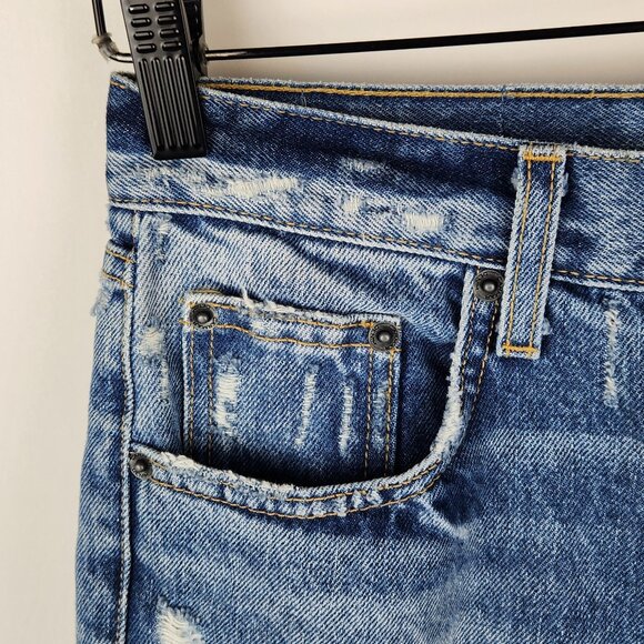 NWT LF Carmar High Rise Torne Marietta Cut Out Distressed Jeans sz 25 - Picture 5 of 11